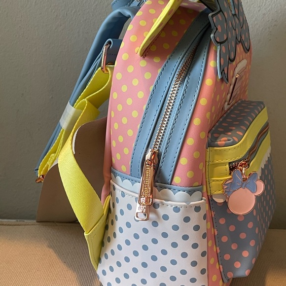 NWT Disney Loungefly Pastel Minnie Backpack main image 4